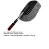 Microfiber Car Wash Brush Mop Kit with Long Handle Soft Bristle Brush Car Cleaning Supplies Duster Washing Tools Accessories