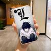 D-Смертельная тетрадь Лайт Ягами -L Чехол для телефона для iPhone17,16,15,14,13,12,11 ,Pro Max, Plus Мягкий силиконовый прозрачный чехол