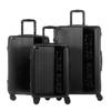 BERLIN Black 3 Piece Suitcase Set