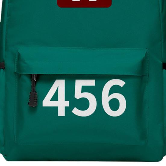 Рюкзак для косплея с персонажами из сериала, школьный рюкзак с большой основной сумкой и внутренним разделом, непромокаемый рюкзак с принтом номера для городских поездок