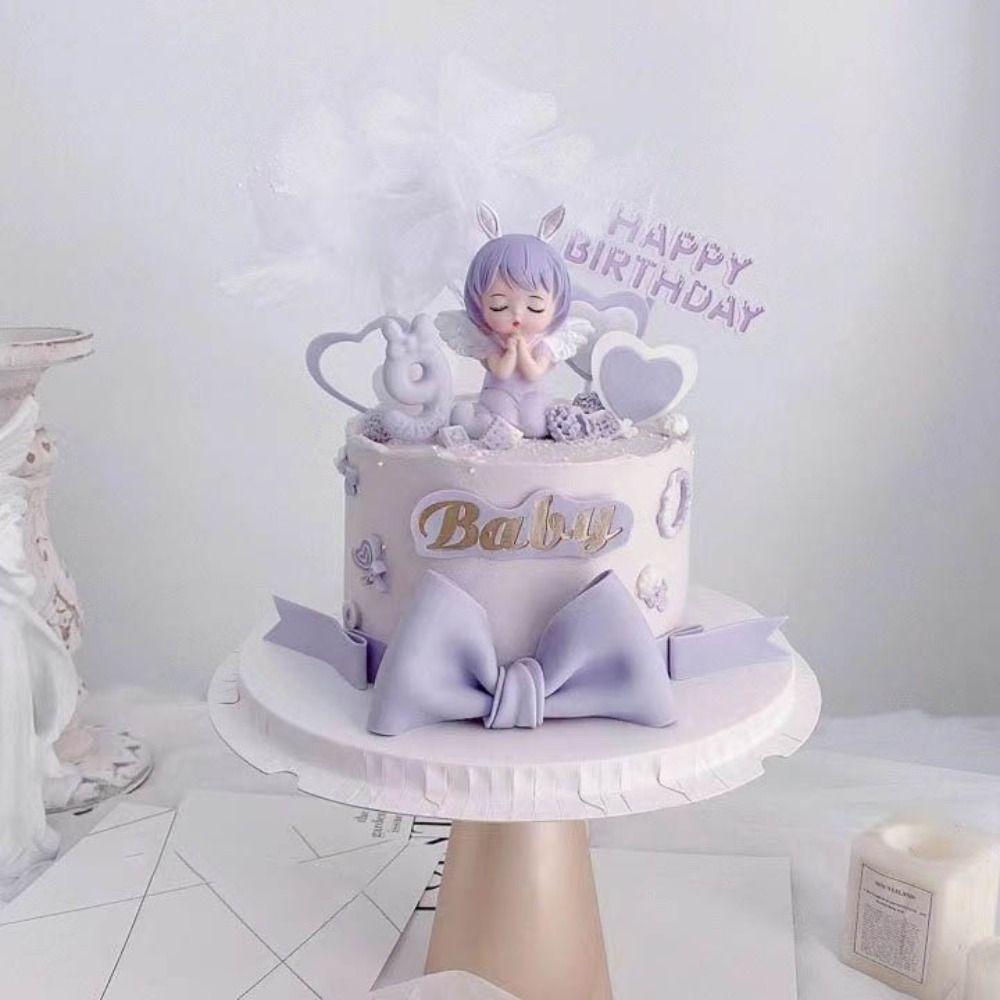 Сделай сам Аниме Фигурка Топпер для Торта ПВХ Ангел украшения Модный Ангел Топпер для Торта Дом