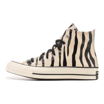 Кеды Chuck 70 High со светящимся в темноте зебровым принтом мужские зеленый светло-песочный черный A15032C