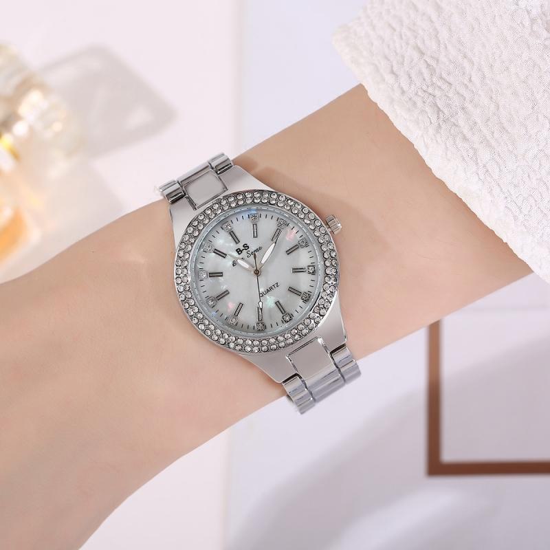 Женские кварцевые часы с бриллиантами — точный механизм, элегантный дизайн