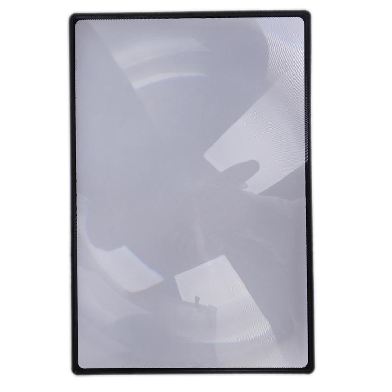 A5 Flat Pvc Magnifier Sheet X3 Book Page Magnifying Reading Glass Lens