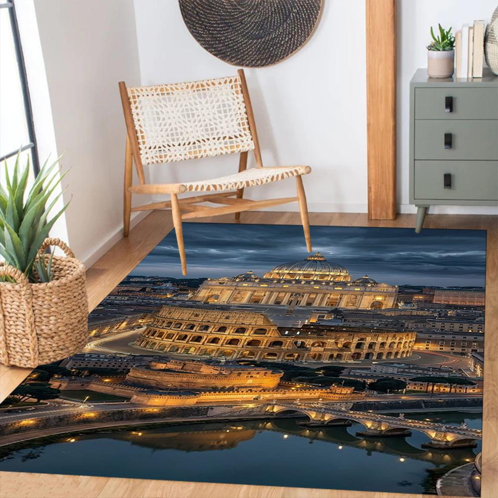 Customize Photos Personalized picture Area Rug Design for Living Rooms Dormitory Entryway Outdoor Anti-slip Rug Anime Office Decor
