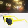 8 Colors Heart Shape Light Effects Glasses Love Heart Sunglasses for Women Girls Kids Party Night Club Sunglasses Valentine Lover Gifts