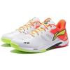 Кроссовки для бадминтона Li Ning Cloud Thunder из искусственной кожи, амортизирующие, нескользящие, износостойкие, дышащие, с низким верхом, унисекс, белые, красные, AYAS028-4