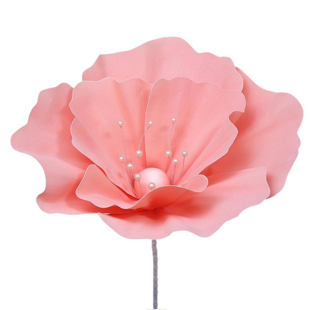 40cm Wedding Road Flower Giant Photography Props NEW Simulation Corn Poppy  Wall