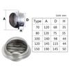 Rat Round Vent Outlet Cover Ducting Ventilation Grilles Vents Waterproof Cap Exterior Wall Air Vent