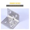 5 шт./компл. крепежный уголок для мебели соединительный уголок из нержавеющей стали треугольный кронштейн