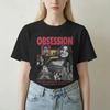 One Wish Willow Obsession Футболка для унисекс Унисекс Чистый хлопок Футболка Круглый вырез Футболки с фильмами ужасов Одежда с коротким рукавом Графическая