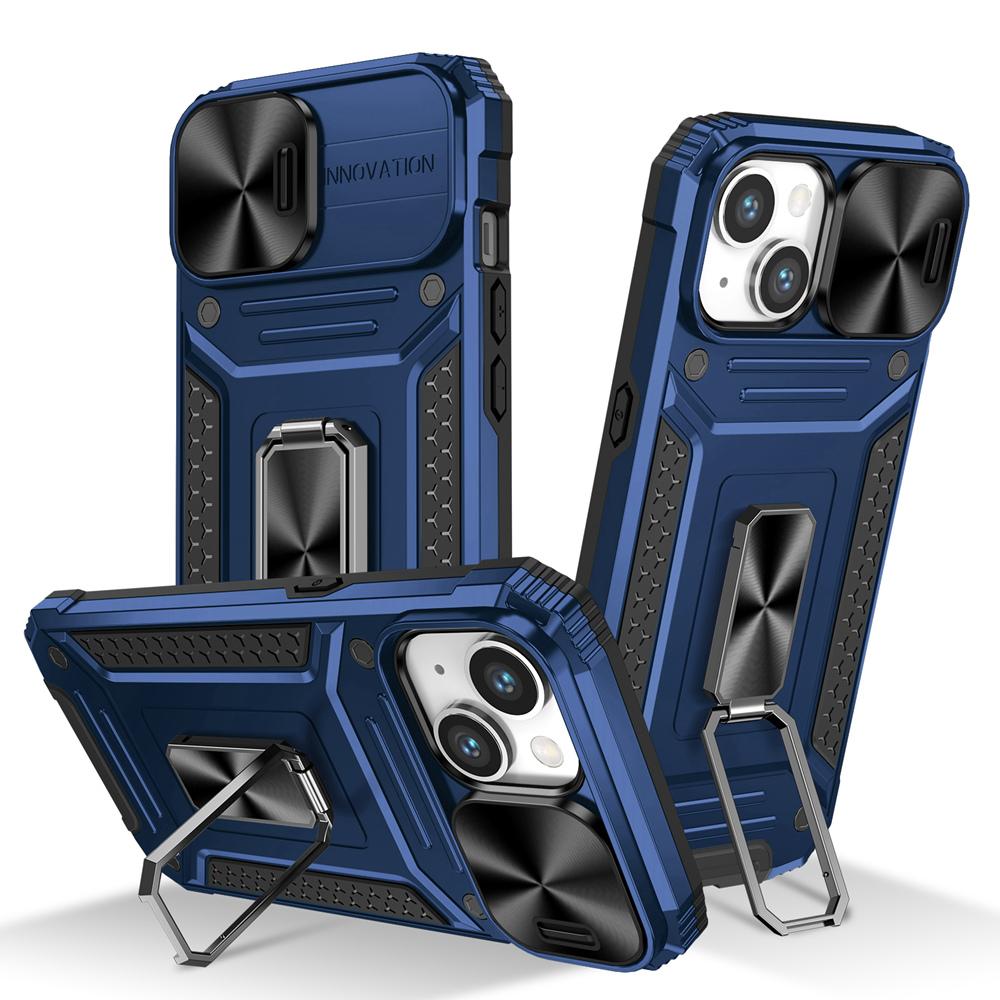 KEYSION Противоударный чехол для iPhone 15 Pro Max, защитный чехол для объектива камеры, подставка для телефона, чехол для iPhone 15 14 13 12 Pro Max