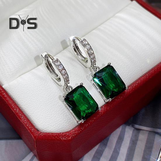 Большие висячие серьги из циркона для женщин, сверкающие кубические серьги-подвески со стразами, украшения для банкетов, свиданий