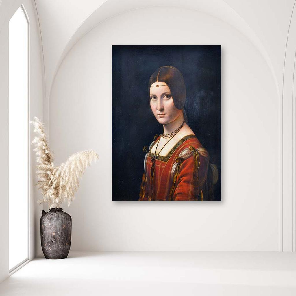 Canvas print, La Belle Feronierre - Da Vinci reproduction