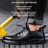 Натуральная кожа Композитный подносок Утепление Мужская обувь для защиты труда Не содержащая металла Неразрушимая Нескользящая Безопасная рабочая обувь