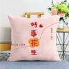 Peace and Joy Pillow, Living Room Sofa Pillow, Bedside Backrest, Office Waist Support Back Cushion, Car Waist Cushion Cover