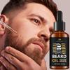 Beard Oil with Jojoba Oil & Argan Oil - Nourish, Soften and Protect Beard, Hold Styling and Supple - Beard Essential Oil Suitable for Men