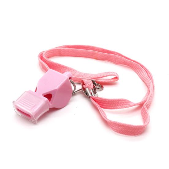 Свисток с шнурком и ручкой для рта. Пластиковый спортивный свисток. Громкий четкий звук. Свисток для тренеров, судей, тренировок, кемпинга, выживания в чрезвычайных ситуациях.