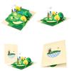 Happy Birthday Cards 3D Golf Popup Card Popup Golf Birthday Card 3D Sports Greeting Card for Anniversary,Father Day