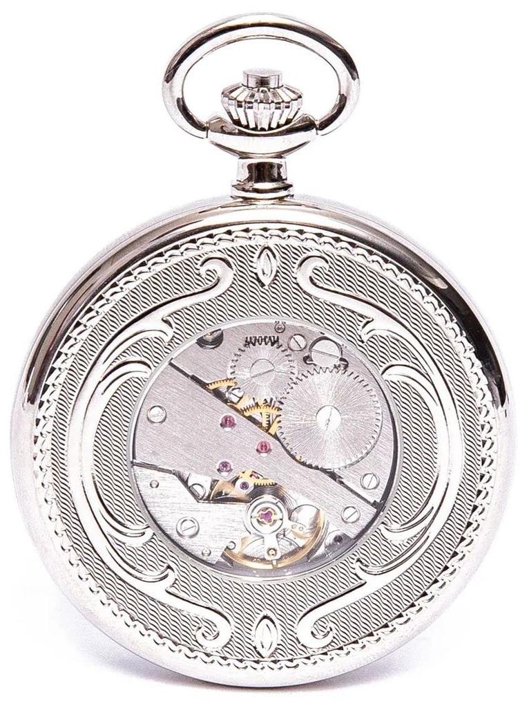 Pocket Watch Mechanical Manual Winding PW15 Silver [Raport] Men's