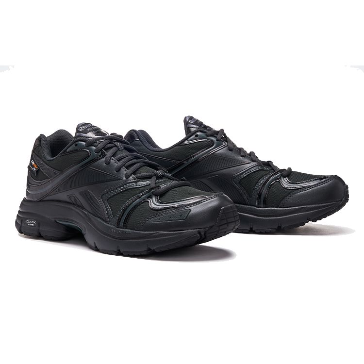 Reebok Rbk Premier Road Plus VI Ткань Упрощенные Универсальные Низкие Спортивные Повседневные Кроссовки Унисекс Черные HP2472