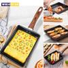 Japanese Omelette Pan Nonstick Egg Pan Skillet Rectangle Tamago Pan Small Egg Frying Pan with Cooking Tools