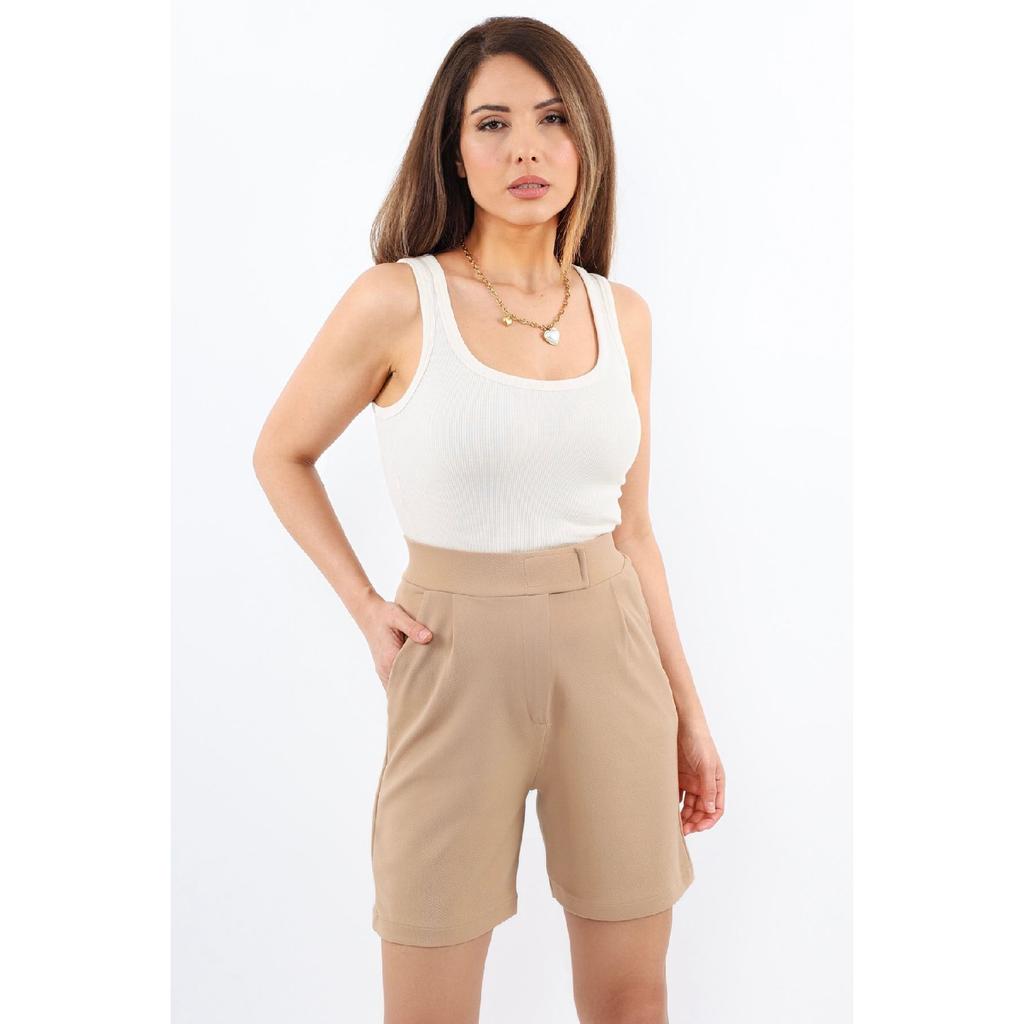 Черные женские шорты из лайкры и липучки Line Line