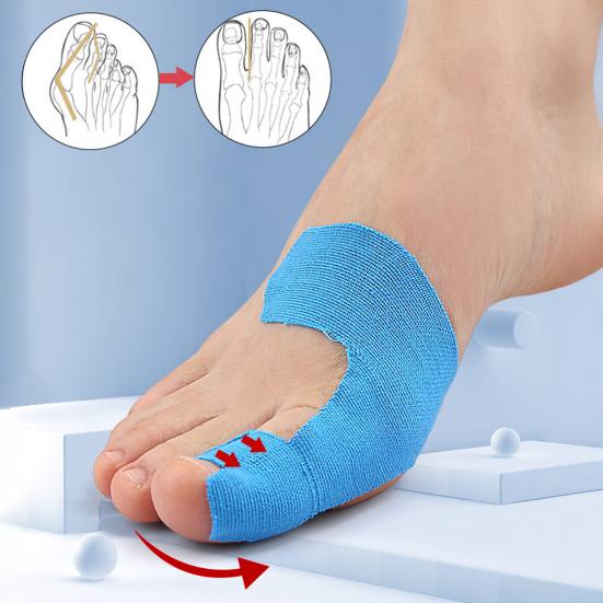 xiaobudian Bunion Corrector Tape, Breathable Hypoallergenic Toe Support Strips, Pre-cut Patch, Self-Adhesive Hallux Valgus for Women Men