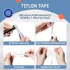 PTFE Water Pipe Tape Oil-free Sealing Tape Fitting Thread Seal Tape White Pipe Thread Seal Raw Material Tape Home Essential