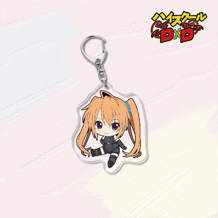 Аниме High School DxD HERO Акриловые Брелки Подвеска Риас Гремори Аксессуары Брелок для Ключей Автомобиля Брелок-Кольцо Подвеска для Сумки на Телефон