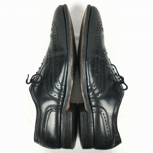 Allen Edmonds McAllister Винтажные туфли-броги с крылышками, черные, размер 11.5D / 28.5-29.5 см, мужские(ИСПОЛЬЗОВАЛ)