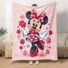 Minnie Mouse Floral Delight Blanket Soft Throw Blanket For Home Bedroom Bed Sofa Travel Office Solid Christmas Blanket