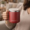 304 Stainless Steel Coffee Cup Sliding Cover Design Tumbler Household Drinking Cup  Student