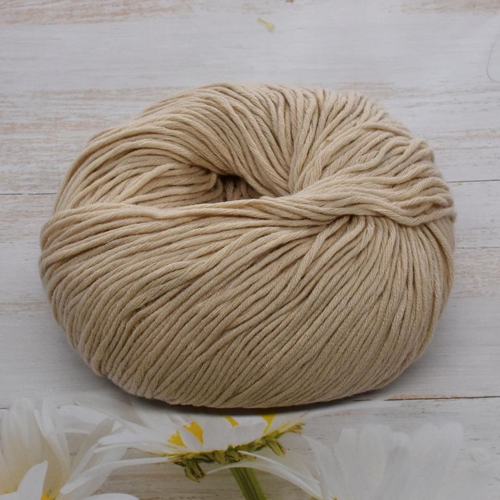 6 упаковок пряжи из гребенного хлопка премиум-класса для вязания крючком и спицами - 100% мягкая пряжа для ручного вязания, 50 г/моток 125 м/моток, гладкая пряжа для рукоделия для домашних проектов своими руками