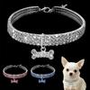 3-Row Bling Pet Collar - Adjustable Necklace for Small Dogs and Cats - Dazzling Accessory for Your Furry Friends