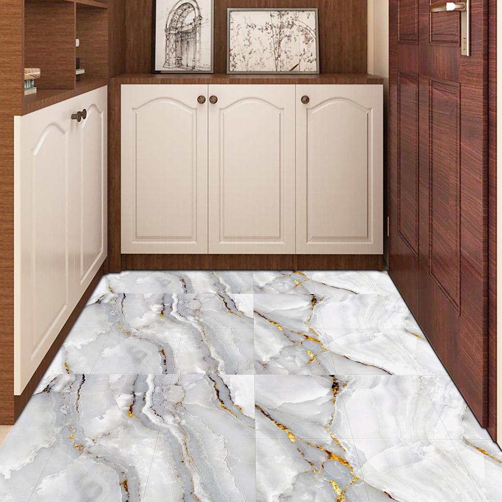 10 шт./компл. керамическая плитка из ПВХ с имитацией мрамора для предотвращения пятен Восстановленная самоклеящаяся бумага для украшения дома Декоративные пленки Наклейки на стены