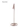 Supplies Rose Gold Desktop Decoration Photos Clips Clamps Stand Table Numbers Holder Place Card