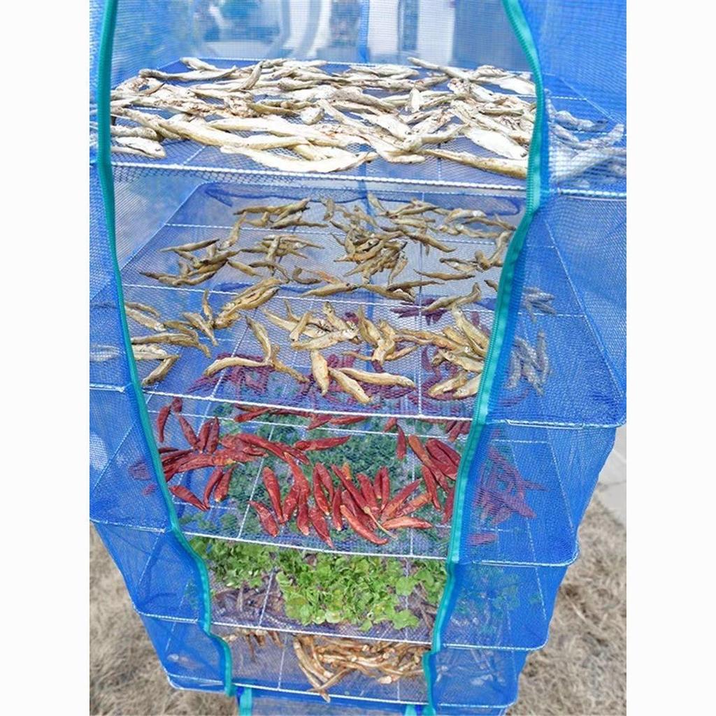 Extra Thick Encrypted Folding Multi-Layer Fly-Proof Fish and Dried Goods Drying Cage