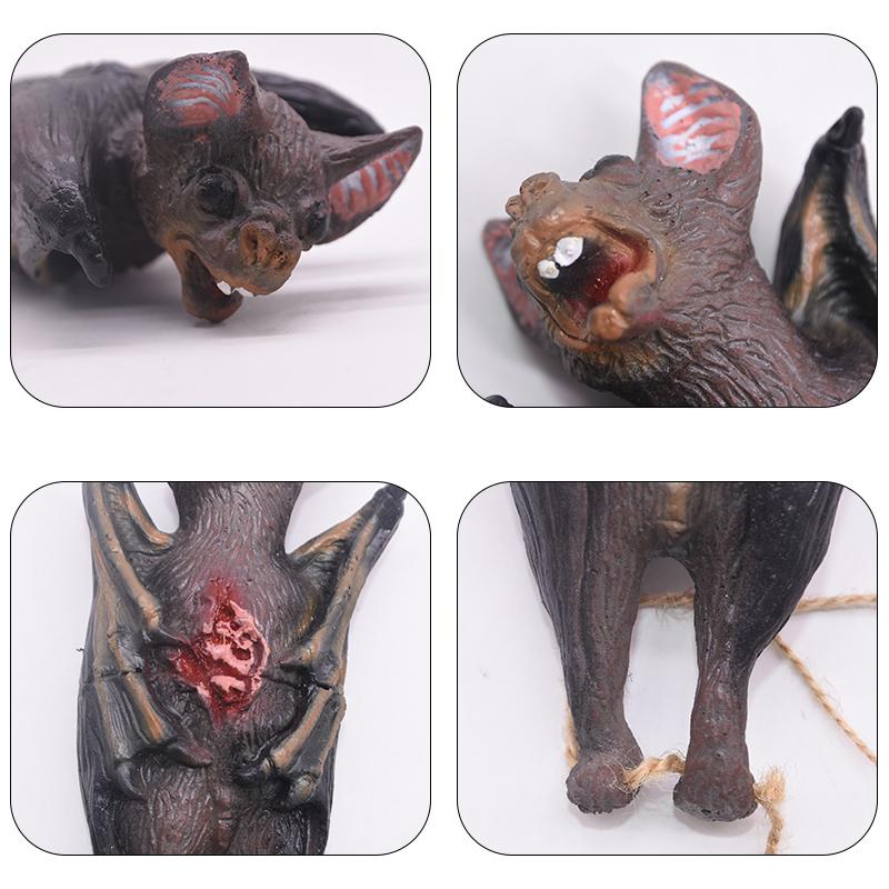Halloween Horror Hanging Pendant Fake Dead Mouse Bat Broken Hand Feet Halloween Party Home Haunted House Scary Decoration Props