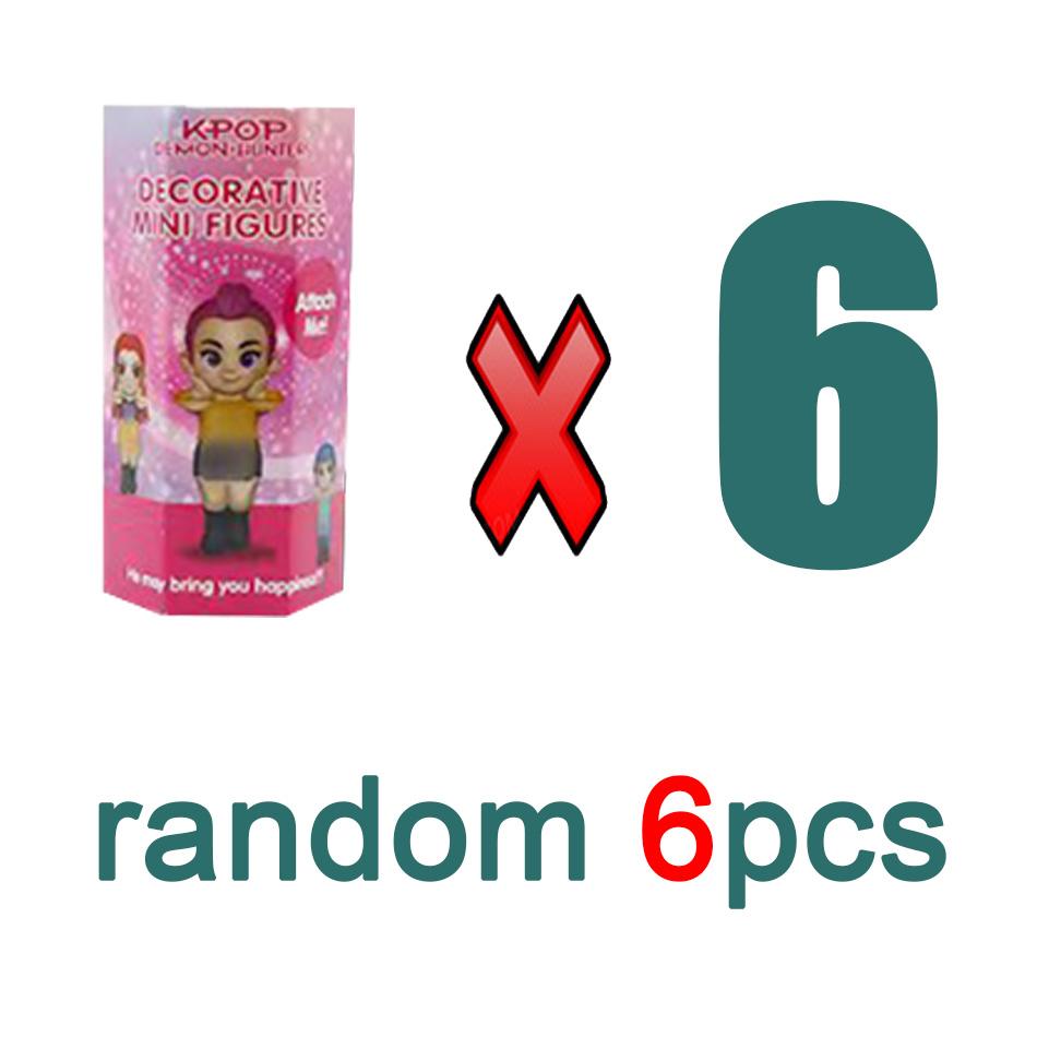 Аниме K-pop Охотники на демонов слепая коробка Набор экшн-фигурок - Дерпи Тигр Ранимеуми Мира Зои Сасси Фигурки Куклы для фанатов Подарок