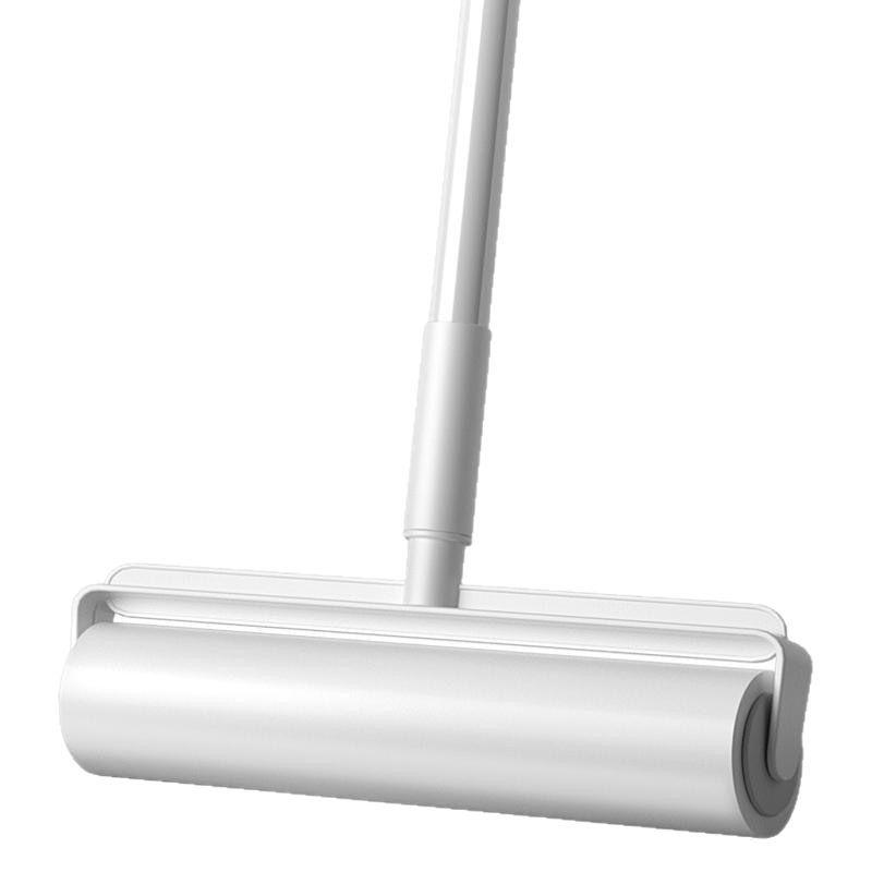 Большой бытовой выдвижной ролик для удаления ворса с длинной ручкой и крышкой