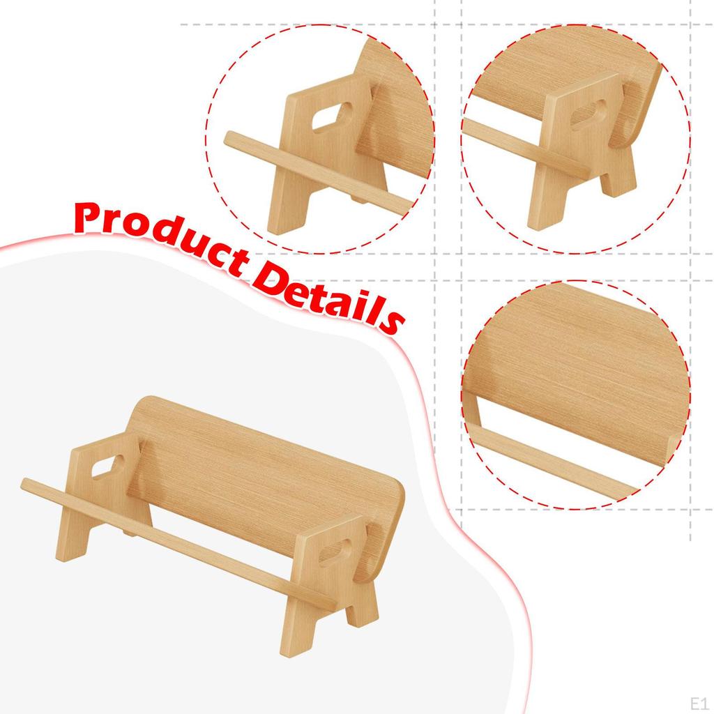 Book Holder Rack for Office with Vinyl Record Display