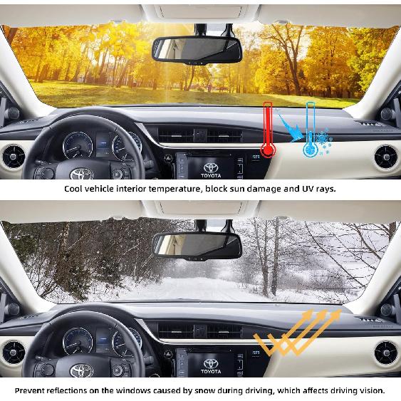 Dashboard Flannel Dash Cover Mat For Toyota Corolla 2014 2015 2016 2017 2018 Flannel Fit Toyota Corolla Accessories Dash Cover Black Trim (Corolla