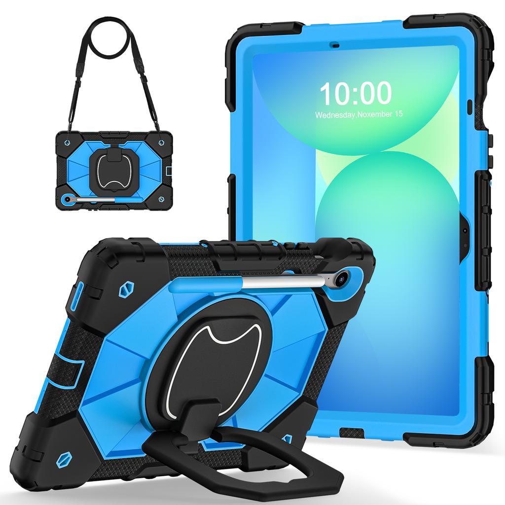 Heavy Duty Stand Case Universal For Samsung Galaxy Tab S10 Lite S9 FE SM-X400 X406 X520 X526 X510 X516 X710 X716 Rotating Cover