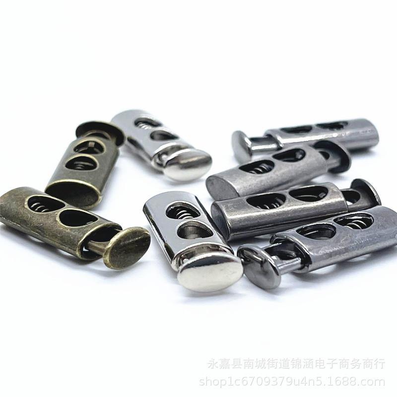 Metal Spring Buckle for Drawstrings: Shoelaces, Sweatshirt Hems, and Trouser Leg Adjustments