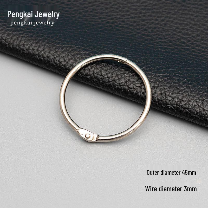 Металлические кольца-зажимы для DIY альбомов, украшений и брелоков