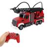 Пожарная машина с дистанционным управлением, разбрызгиватель воды, 11 каналов, звуковой и световой эффекты, дистанционное управление, воздушная лестница