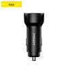 PISEN 65W Dual Port Type-C Fast Car Charger Adapter