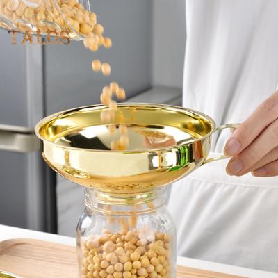 Воронка для вина из нержавеющей стали для использования на кухне, воронка для консервирования с широким горлышком для банок, большие воронки для пищевых продуктов для бутылок