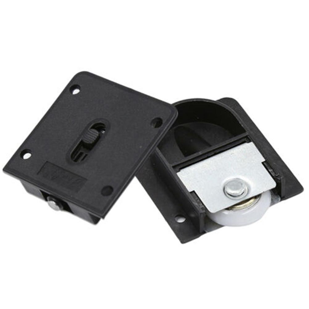 4pairs Sliding Door Roller Black High Quality Metal